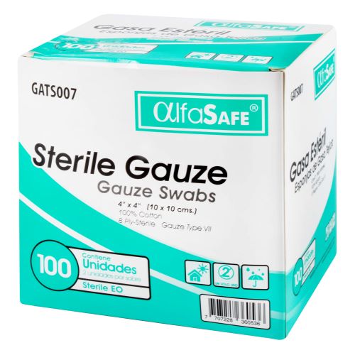 Gasa estéril 10 x 10 cm