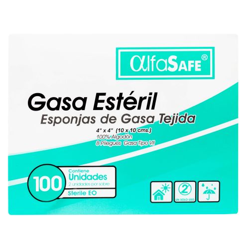 Gasa estéril 10 x 10 cm